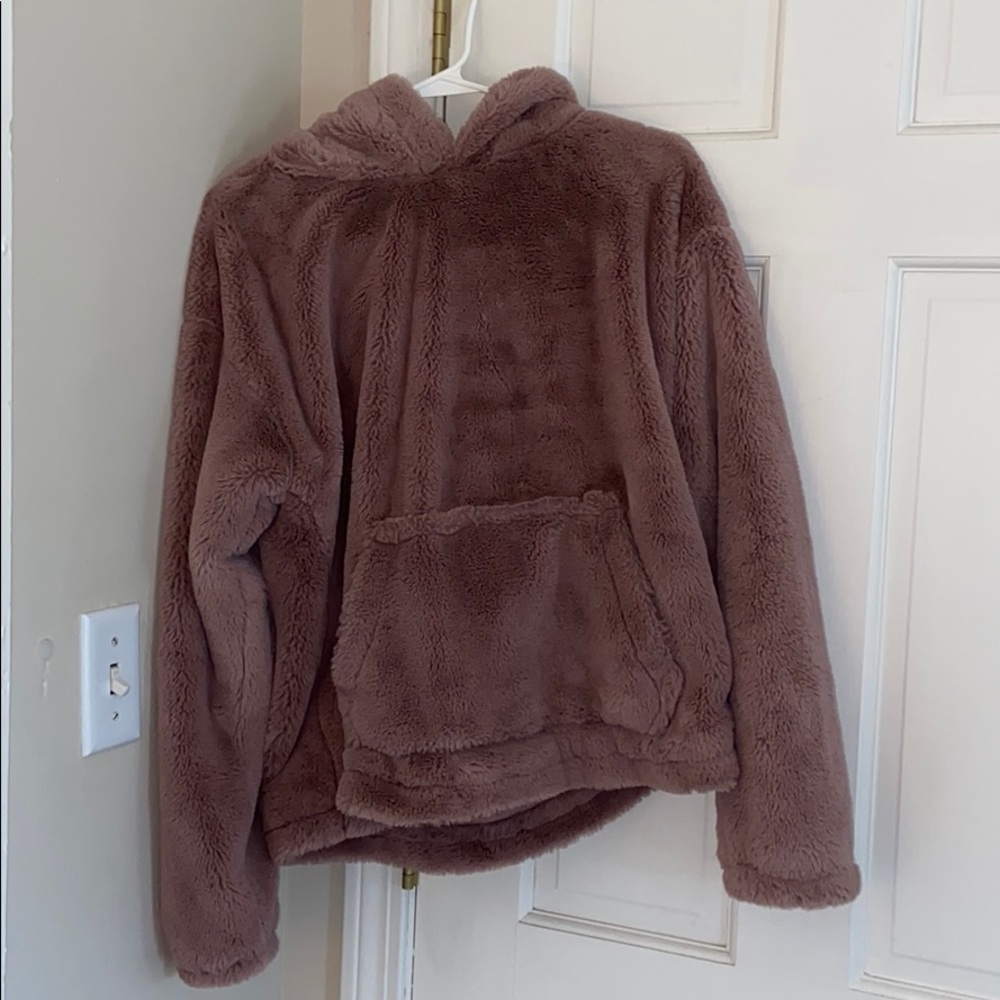 Furry hoodie!